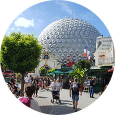 In nur ca. 15 Minuten<br> bequem zu Fuß den <br>Europapark erreichen